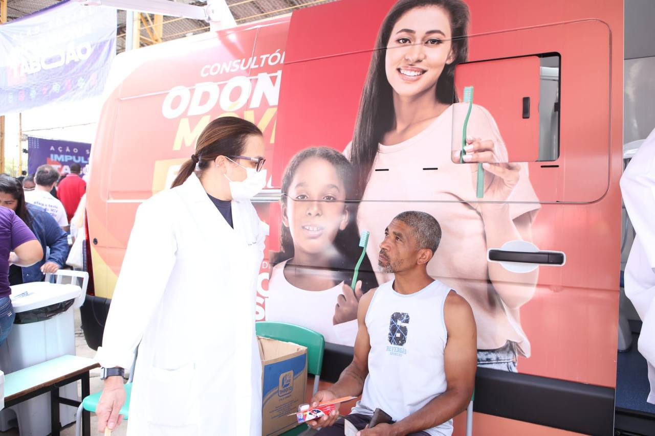 Atendimentos odontológicos durante Impulsiona Taboão