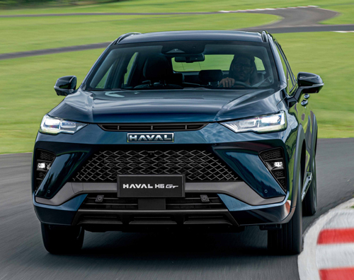 O Haval H6 GT utiliza a tecnologia e-Traction, com um 1.5 turbo a gasolina associado a dois elétricos, um em cada eixo - Fotos: Fábio Gonzalez / AutoMotrix