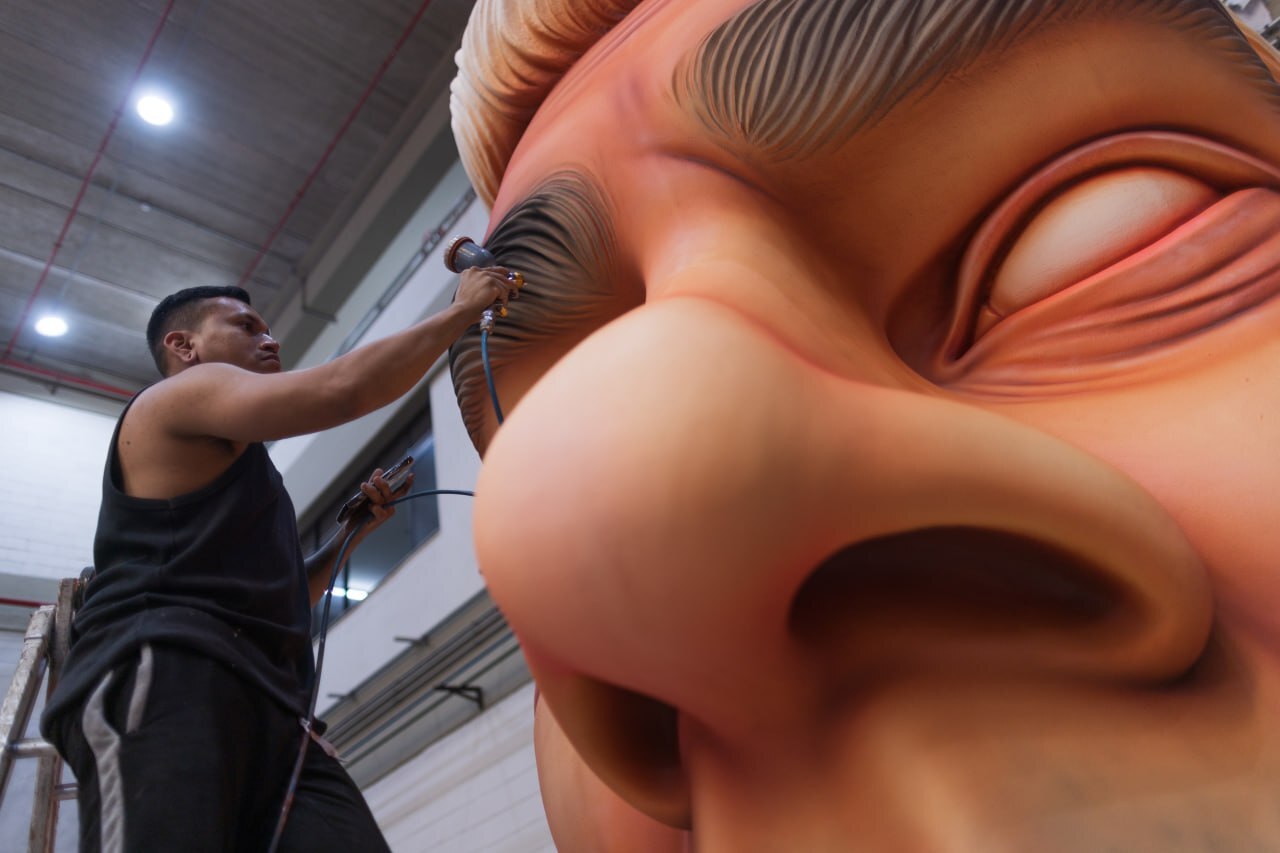 Escultura do ator e Comediante, Marcelo Adnet