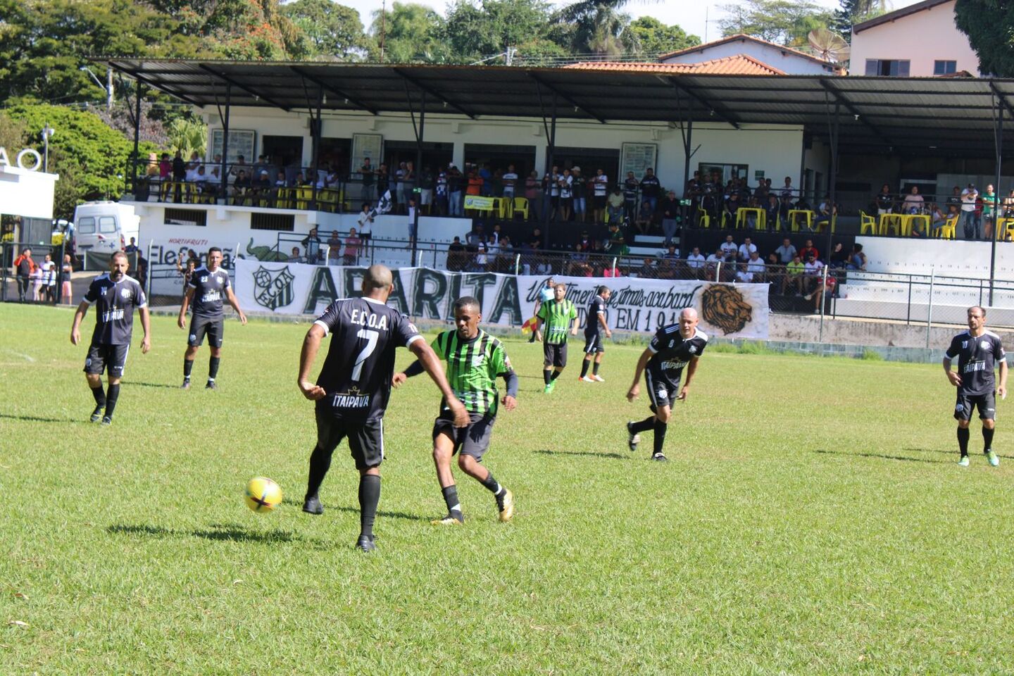 A 2ª rodada da Taça João Rubini de Futebol Veterano categoria Quarentão de Porto Feliz foi realizada no último domingo (21)/ Divulgação.
