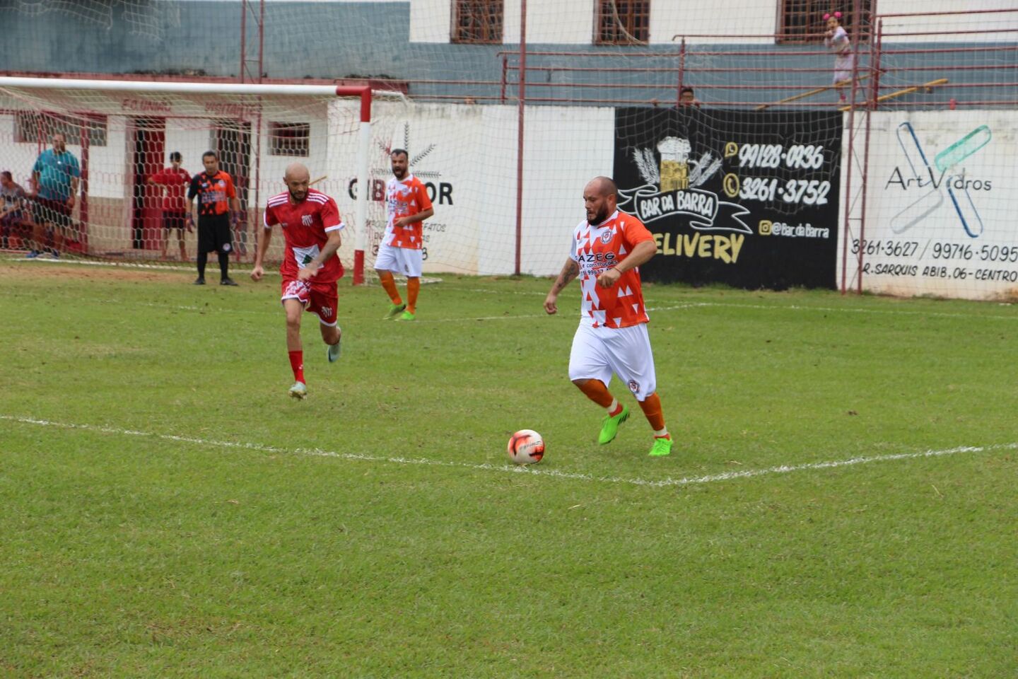Na manhã deste domingo (28) aconteceu a terceira rodada da Taça João Rubini de Futebol Veterano Categoria Quarentão/ Divulgação PMPF