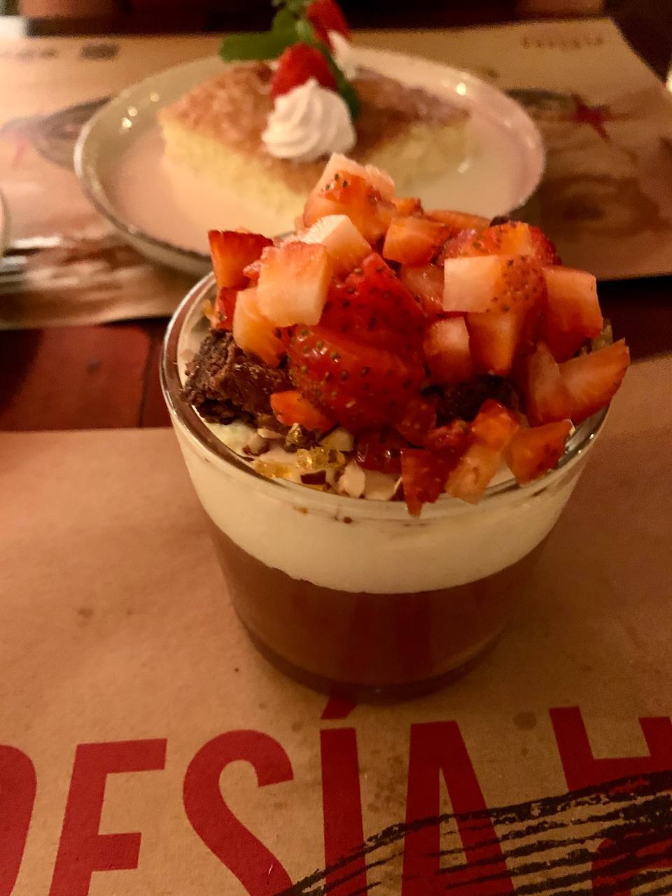 Sobremesa do La Peruana: Mousse de Chocobrownie (R)