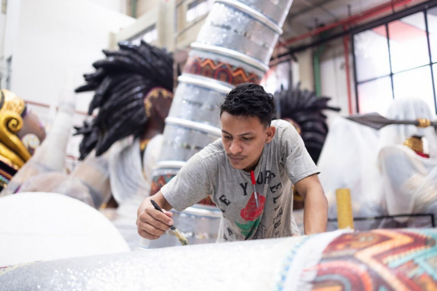 A Independente Tricolor ficou em 7º lugar no Grupo Especial do Carnaval de São Paulo no ano passado; escola prepara Carnaval exaltando liberdade e força para 2024