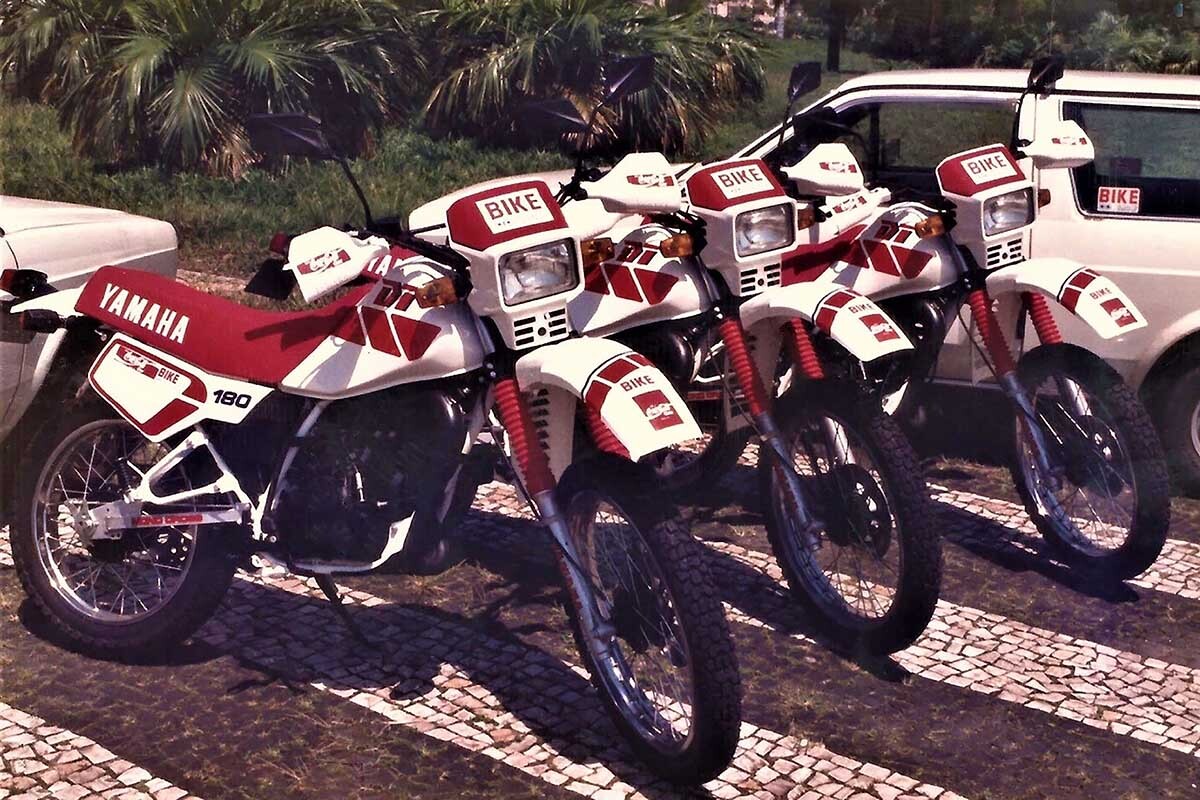 Três DT 180 usadas no programa "Bike Show" - Foto: Divulgação