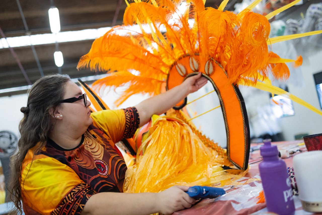 Em busca do seu primeiro título no Grupo Especial do Carnaval de SP, a Dragões da Real, aposta no enredo "África - Uma Constelação de Reis e Rainhas" / Todas fotos: Ettore Chiereguini/Gazeta de S.Paulo