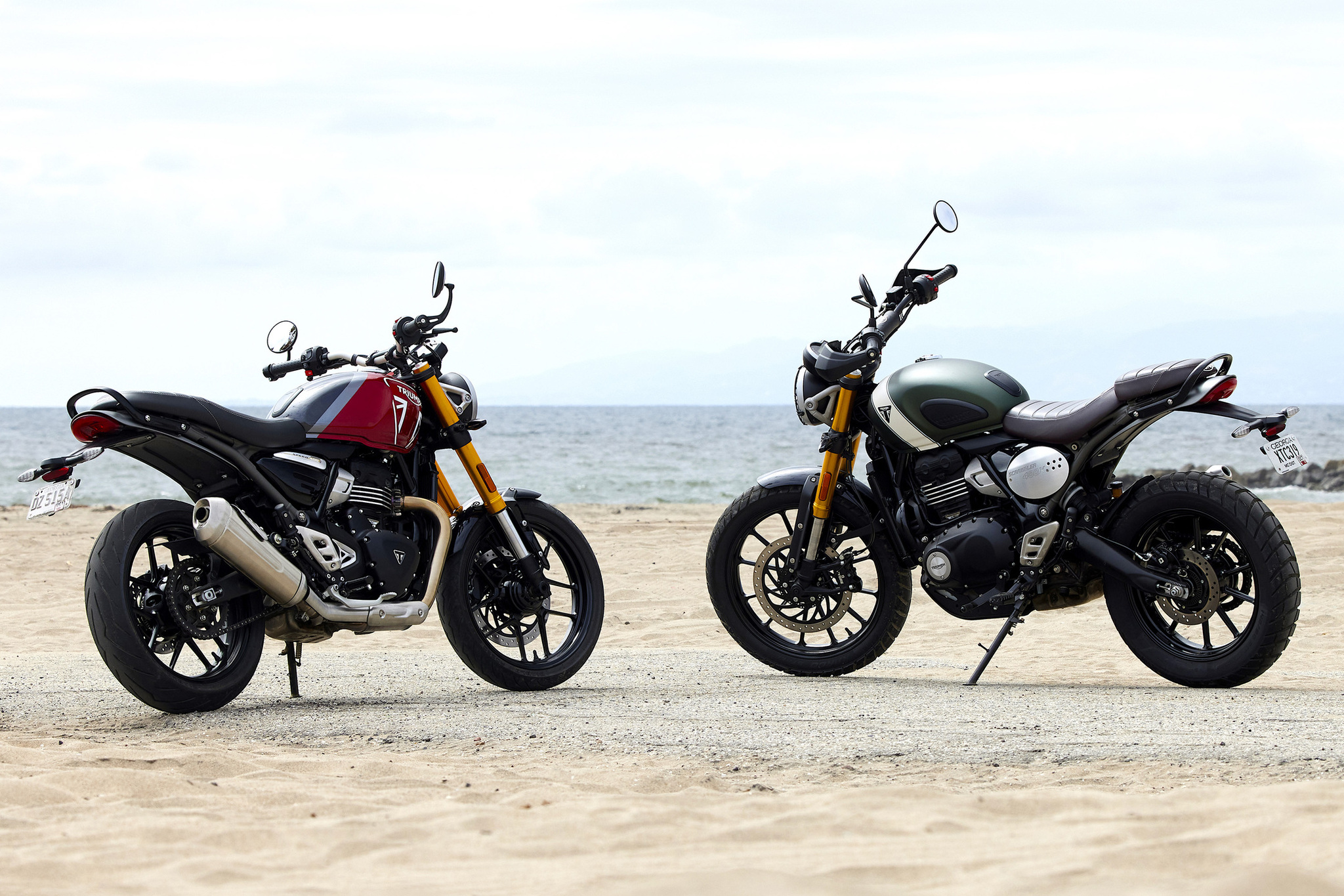 Triumph Speed 400 e Scrambler 400 X
