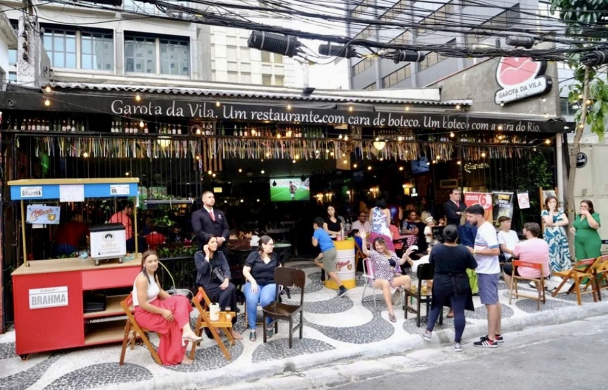 Bar Garota da Vila, localizado na rua Júlio Diniz, número 82, na Vila Olímpia Foto: Reprodução