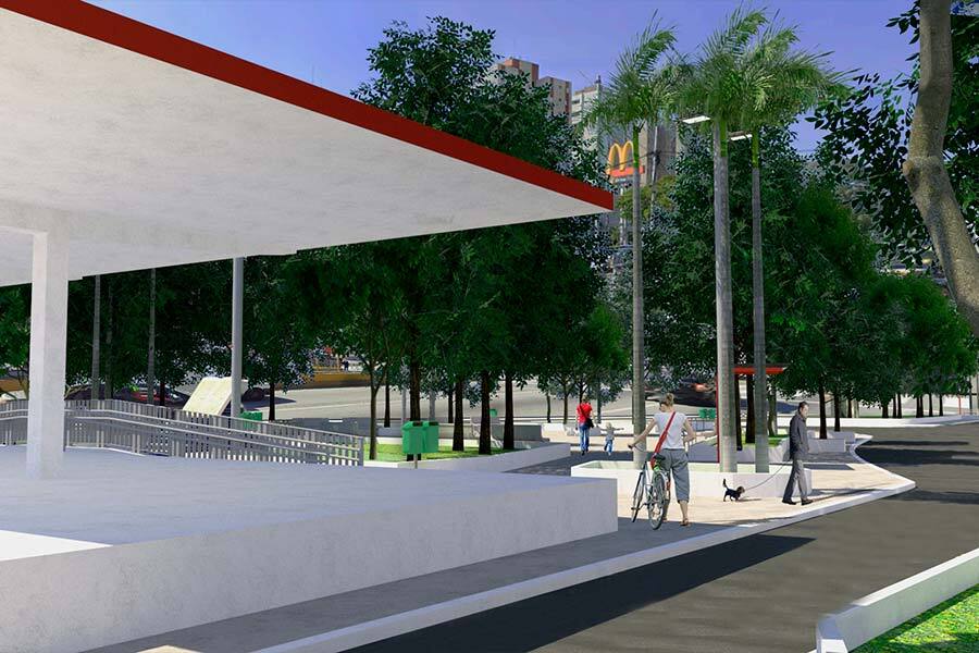 O prefeito de Taboão da Serra, Aprígio (Podemos), disse que a reforma da praça Nicola Vivilechio faz parte de um programa de zeladoria.