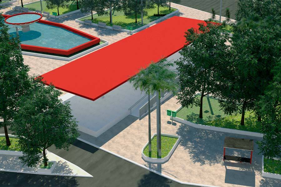 A Prefeitura de Taboão da Serra, na região sudoeste da Grande São Paulo, iniciou uma reforma em um dos seus principais cartões postais.