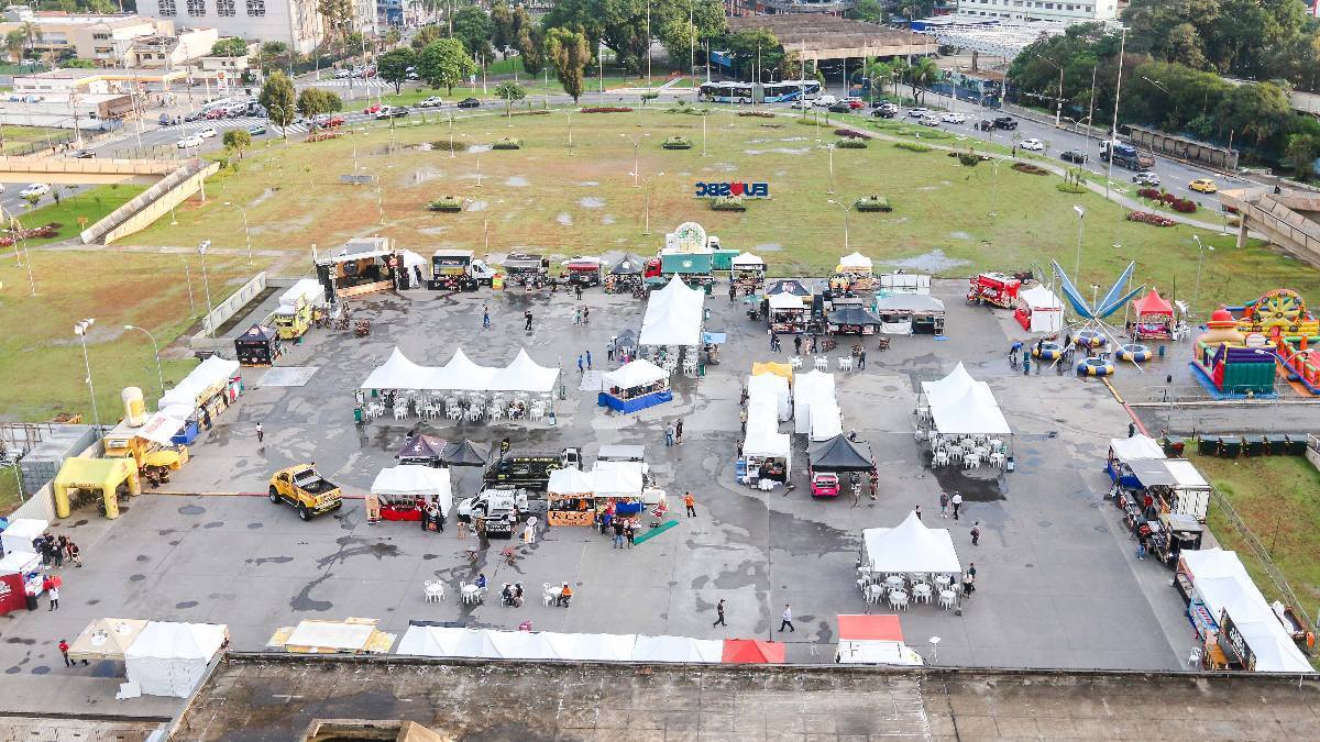 Esplanada do Paço Municipal recebe eventos e festivais durante todo o ano Foto: Gabriel Inamine/PMSBC