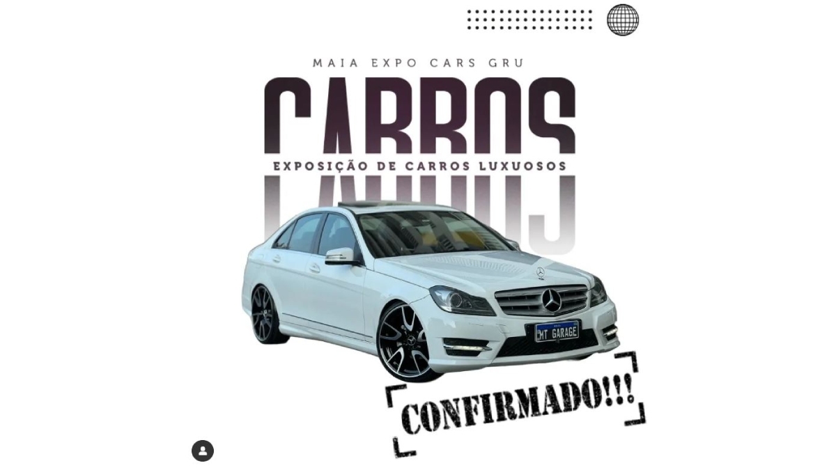 Mercedes-Benz Classe C Divulgação/ Parque Shopping Maia
