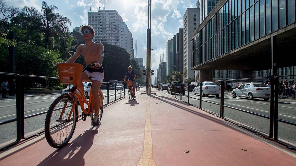Região central e zona Oeste concentram a malha cicloviária da Capital - Foto Marcelo Camargo/ Agência Brasil