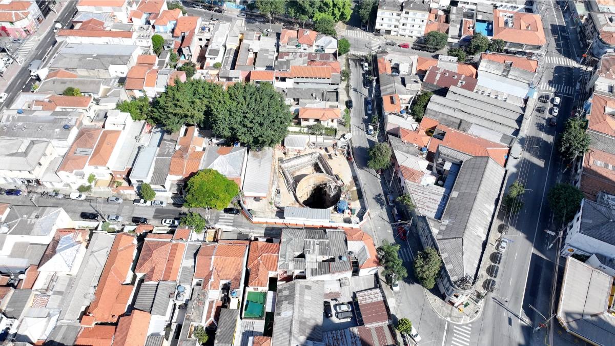 A estação Água Branca está com 65,89% das obras concluídas /Divulgação/Linha Uni