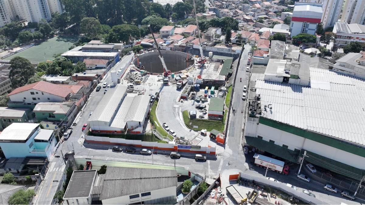 A estação Itaberaba-Hospital Vila Penteado está com 49,39% das obras concluídas /Divulgação/Linha Uni