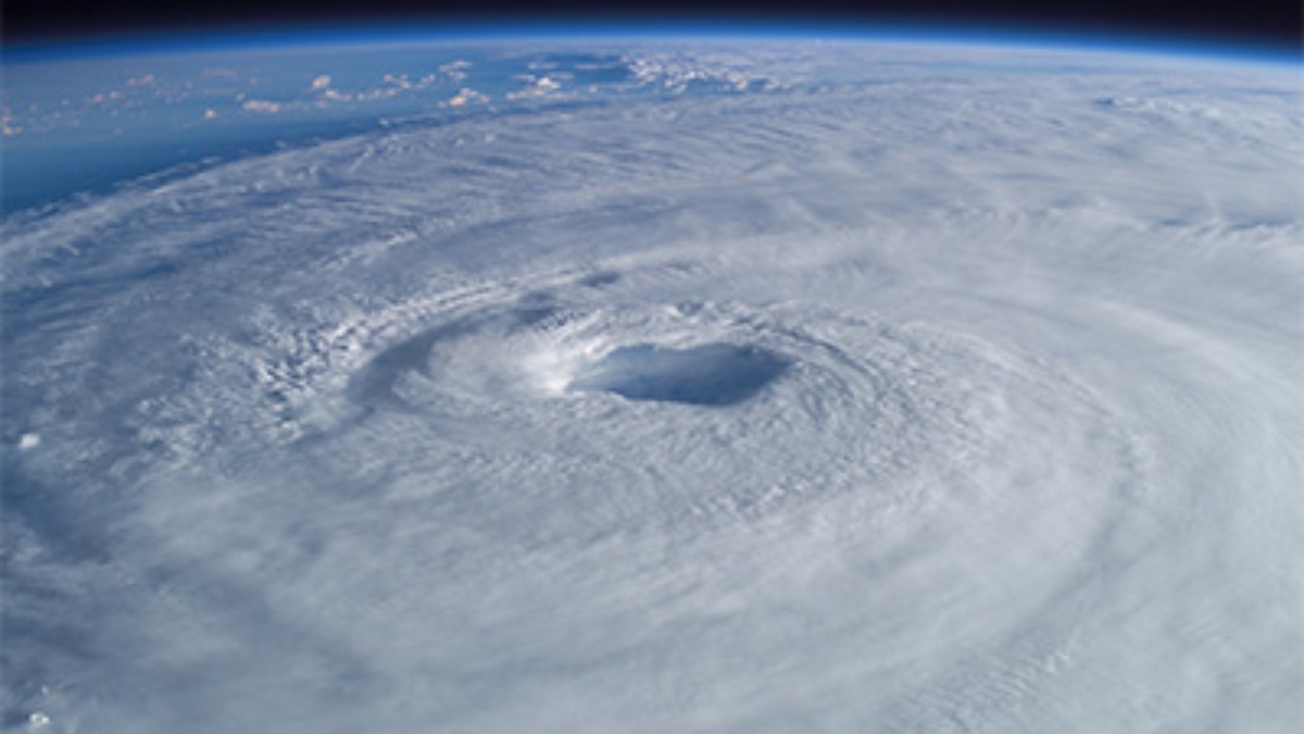 Furacão Isabel em 15 de setembro de 2003. / Foto: Divulgação/NASA