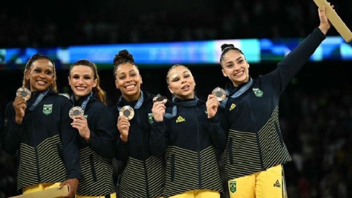 Ginástica brasileira atingiu sua melhor marca na edição de Paris 2024 /Reprodução