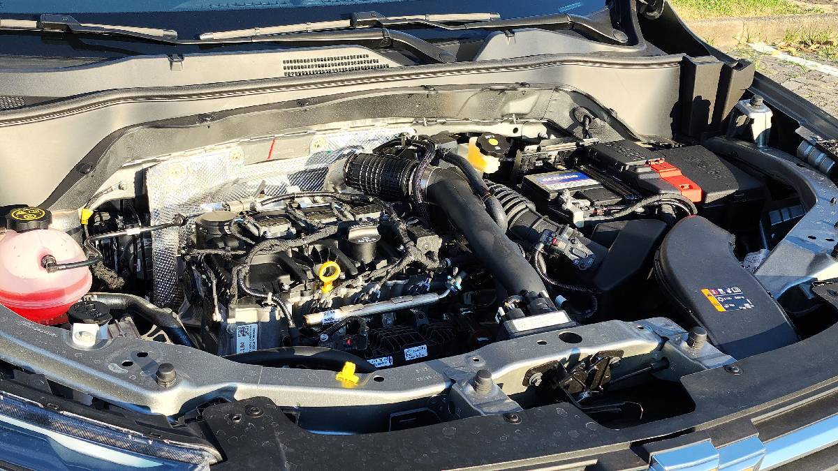 A linha Montana é sempre equipada com o motor 1.2 turboflex com até 133 cavalos de potência e 21,4 kgfm de torque. /Luiza Kreitlon/AutoMotrix