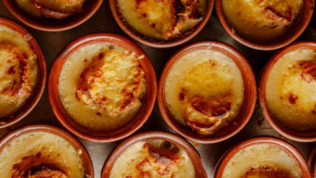O Festival de Sopas Ceagesp oferece todas as semanas um cardápio com várias opções. Essa é a sopa de cebola gratinada. Foto: Divulgação Ceagesp (via assessoria de imprensa - José Carlos Videira)