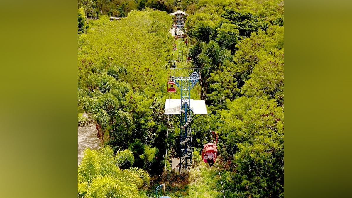 Teleféricos dão acesso a duas grandes atrações do parque /Divulgação