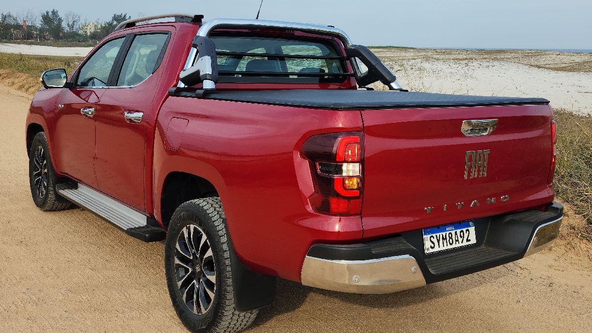 Na picape média da Fiat, a caçamba leva o maior volume da categoria, com 1.314 litros na "top" Ranch, cai para 1.220 litros