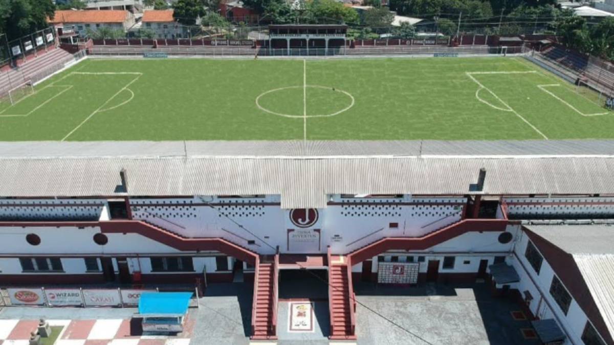 O tradicional Clube Atlético Juventus, na Mooca, é outro exemplo de contribuição para a qualidade do ar e para o conforto térmico na Capital. Foto: Divulgação/Clube Atlético Juventus