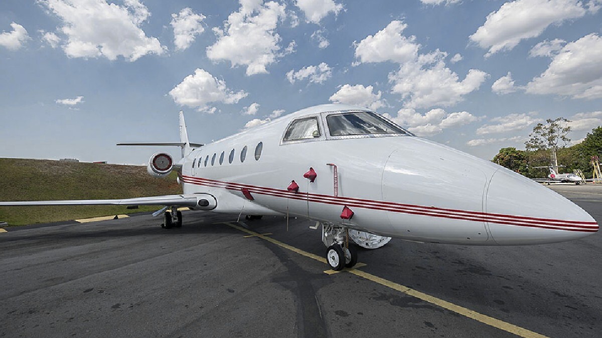 Jato é um Gulfstream 200, fabricado em 2008 pela Israel Aircraft Industries - IAI Foto: Divulgação