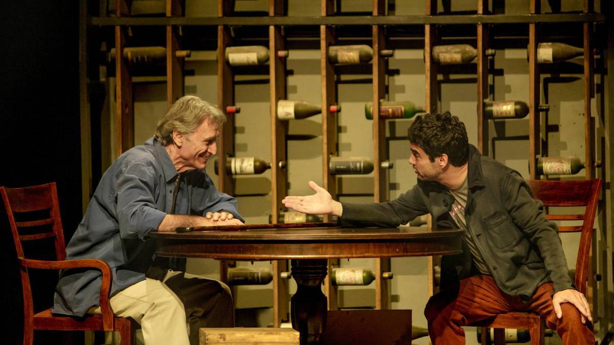 "Memórias do Vinho", com Herson Capri e Caio Blat, será exibido em Ribeirão Preto no sábado (28/9). Foto: Divulgação