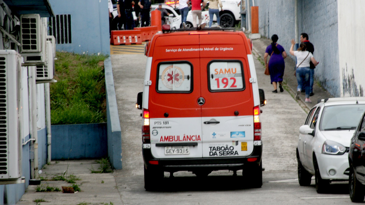 Aprígio foi encaminhado ao Hospital Israelita Albert Einstein, no Morumbi, em São Paulo. Foto: Thiago Neme.
