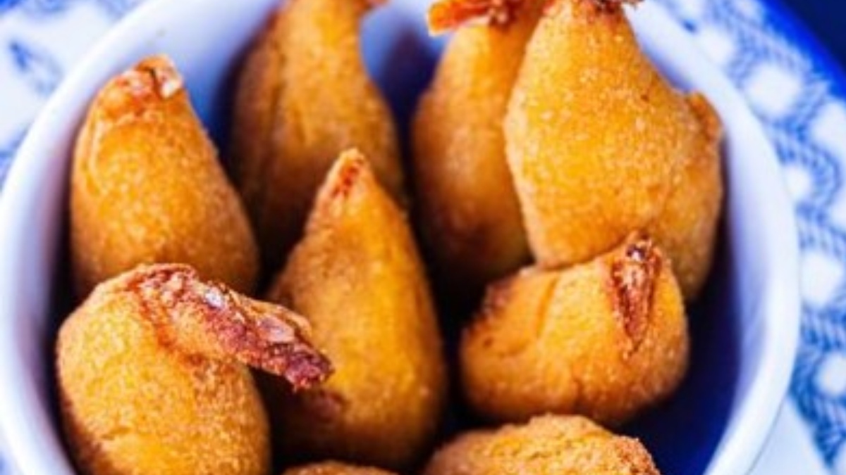 Festival também apresenta a coxinha de camarão com queijo /Reprodução/Redes sociais