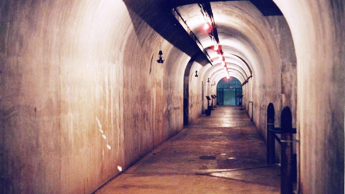 O Forte dos Andradas tem uma arquitetura militar chamada de "casamata ativa", composta por túneis que protegiam instalações estratégicas - Foto: Divulgação Exército Brasileiro