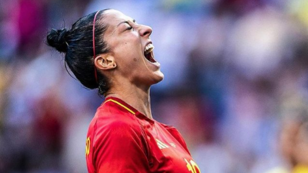 Jennifer Hermoso é a ganhadora do prêmio Sócrates. Foto: Reprodução/Redes sociais