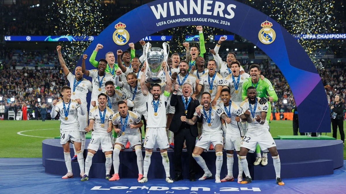 Real Madrid é eleito o melhor time de futebol masculino. /Foto: Divulgação