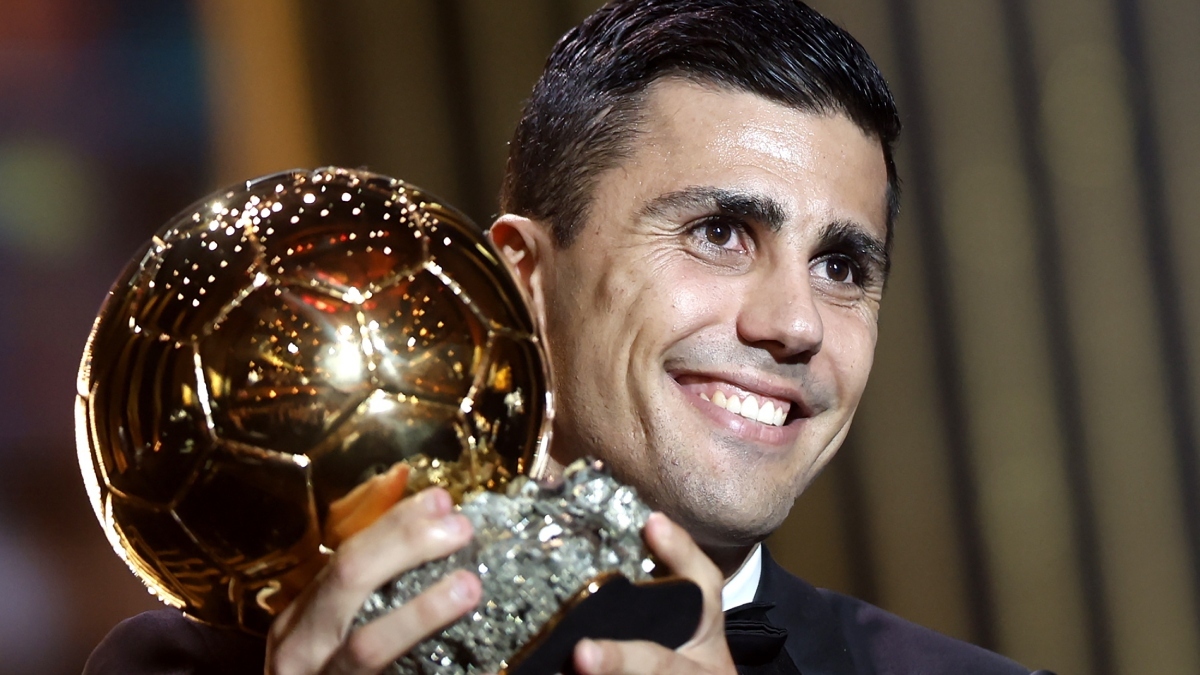 Rodri é eleito o melhor jogador do mundo. /Foto: Agência EFE/Folhapress