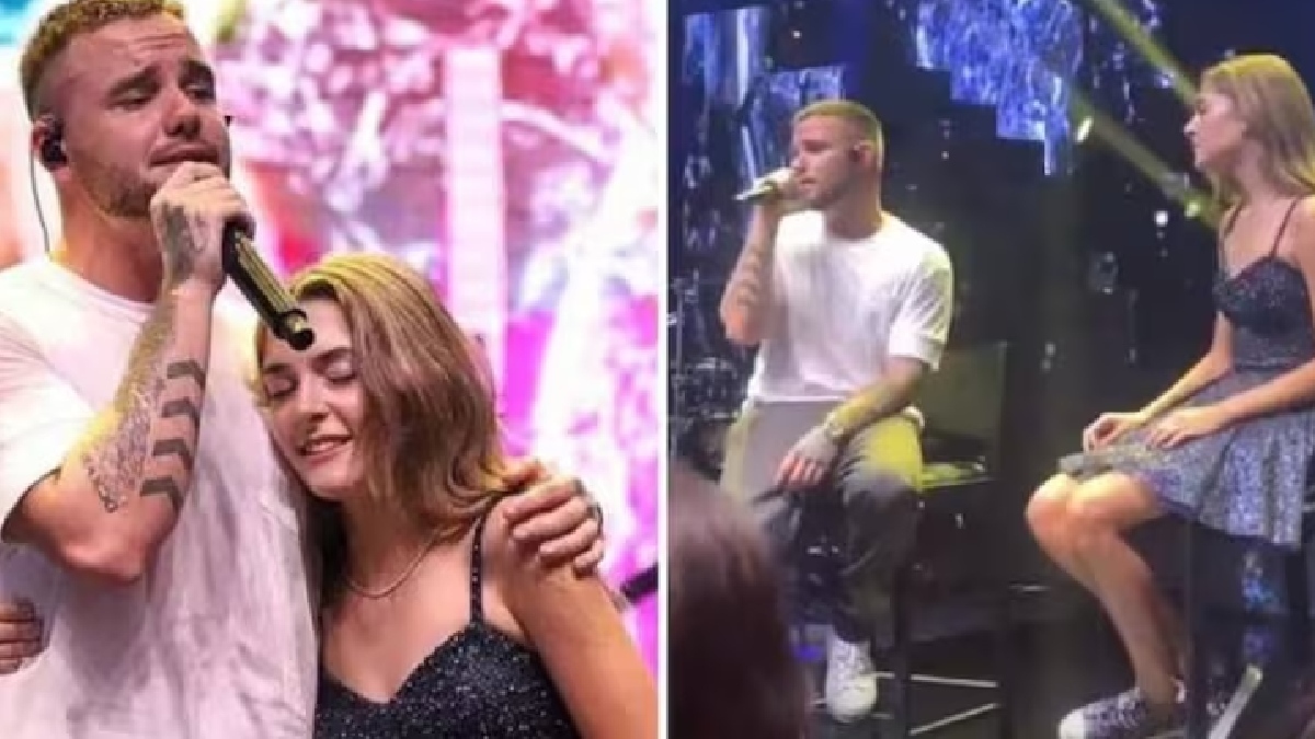 Liam Payne foi contratado para se apresentar de uma jovem fã brasileira, como presente de aniversário. A festa de debutante foi de Amanda Callegari e o vídeo das apresentações viralizou nas redes sociais. Durante sua passagem por Goiânia, Liam cantou grandes sucessos de One Direction, como Steal My Girl, History e You & I - (Reprodução/Instagram)