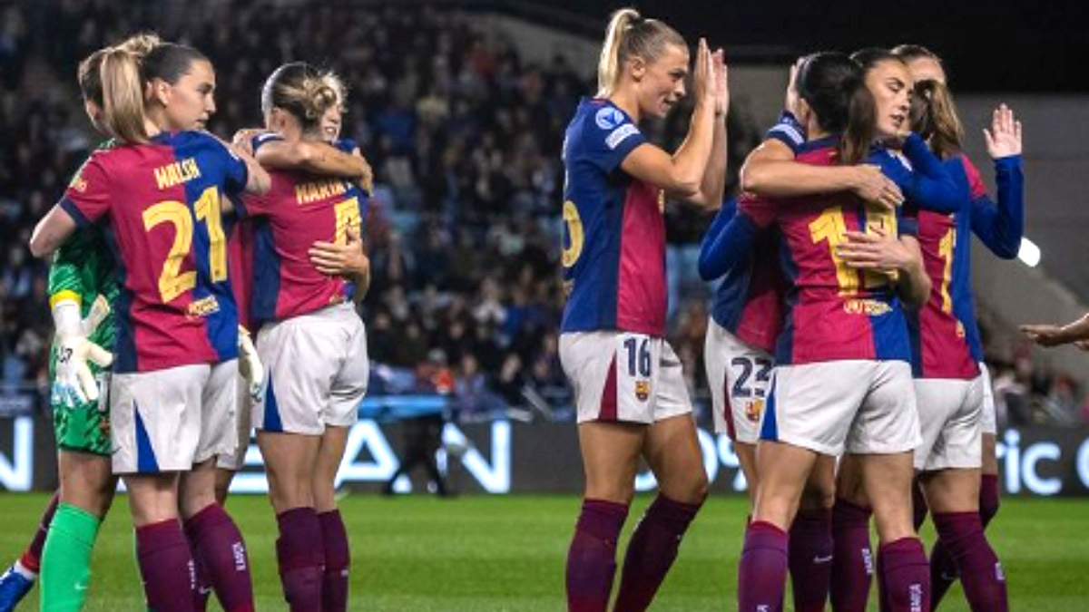 Barcelona é eleito o melhor time feminino. /Foto: Reprodução/Redes sociais