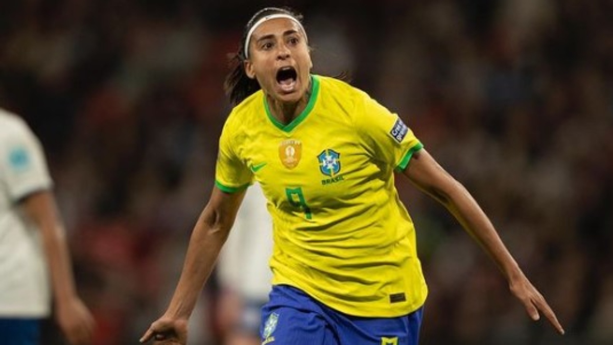 Jogadora de Seleção Brasileira, Andressa também esteve no evento disputando e ganhando a Liga das Mina 2024 /Reprodução/Redes sociais
