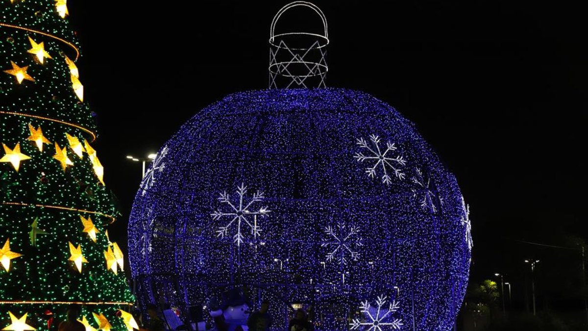 Natal Encantado começa com o acendimento das luzes. /Divulgação