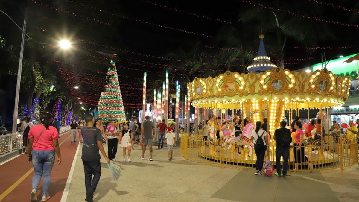 Árvore de Natal ficará exposta no Boulevard Central. /Divulgação
