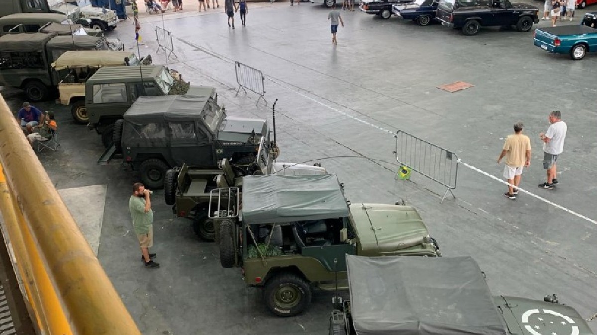Quem for ao Encontro e Exposição de Carros Antigos do Campo de Marte poderá mergulhar na história e conhecer de perto carros militares que estiveram na Segunda Guerra Mundial. Foto: Divulgação