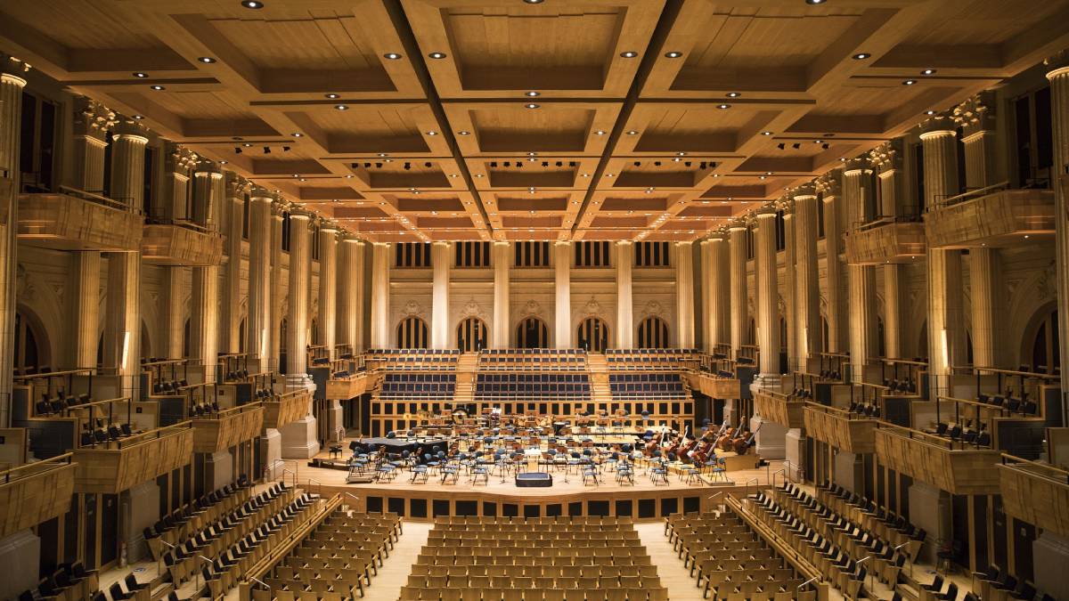 Sala São Paulo, uma das mais conhecidas salas de concerto do Brasil, fica na Praça Júlio Prestes, região central de São Paulo. Foto: Mariana Garcia/Divulgação