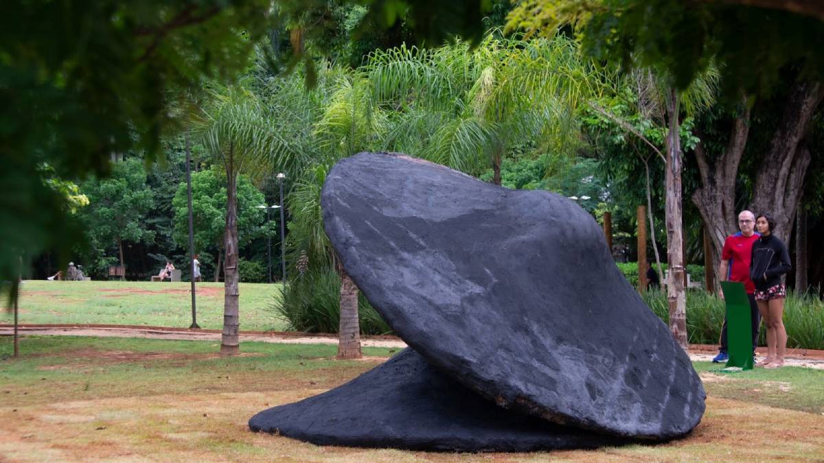 'Raia', de Mônica Ventura, produzida para a '13ª Mostra 3M de Arte'. Foto: Karina Bacci/Divulgação
