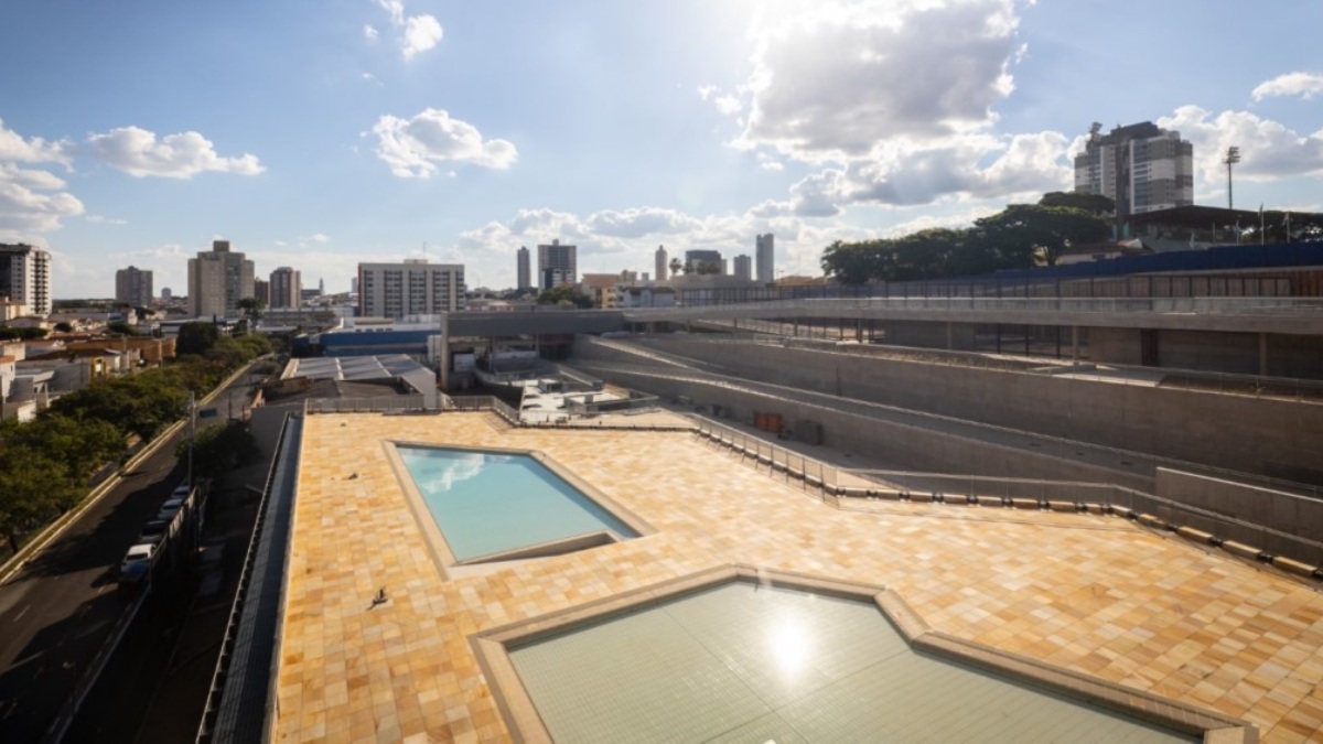 Sesc Franca oferece três piscinas ao público. /Matheus José Maria/Sesc