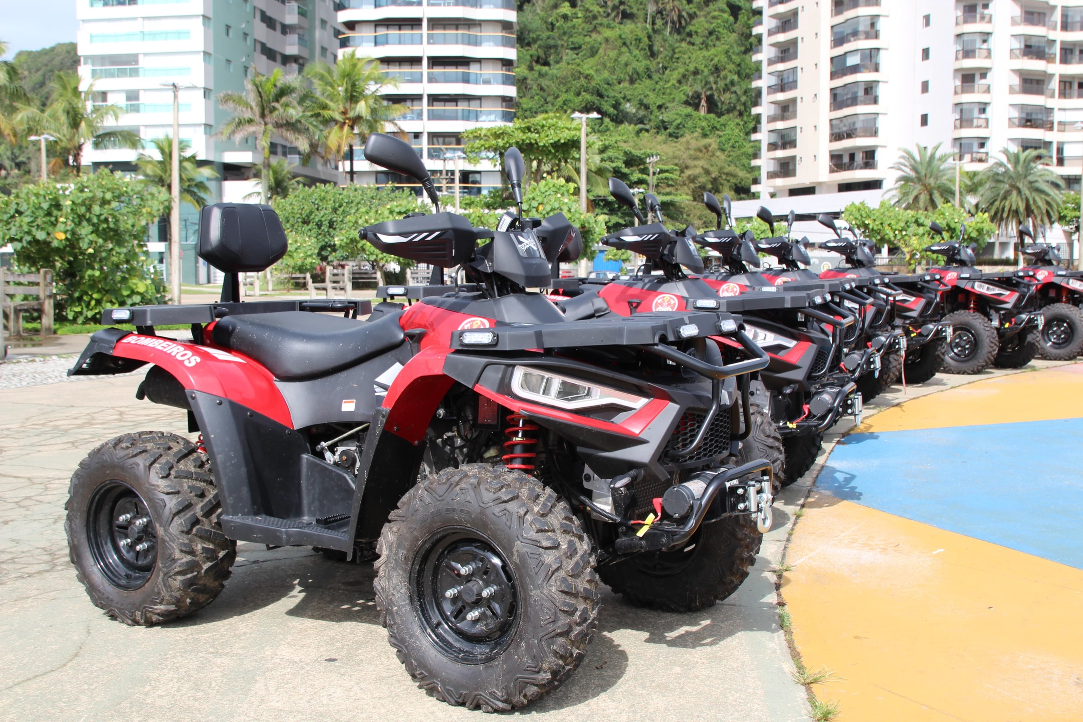 Cada quadriciclo, avaliado em R$ 56,9 mil, será utilizado para aprimorar as ações de patrulhamento. Foto: Divulgação