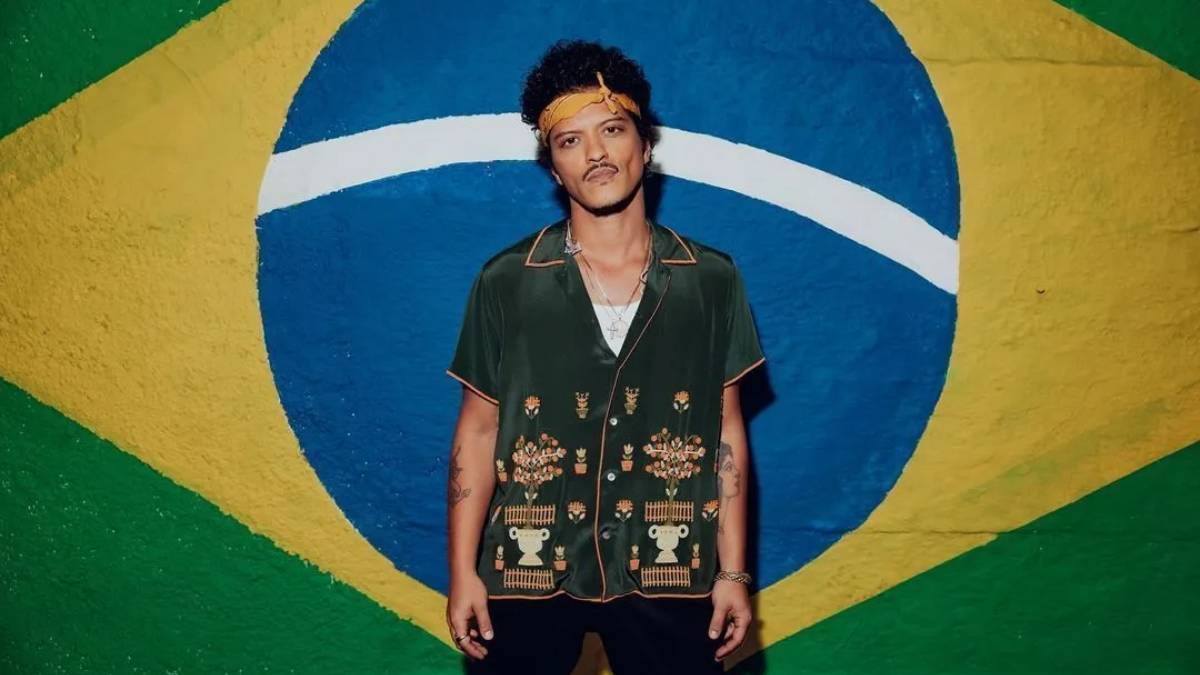 Bruno Mars fez seis shows no Estádio Morumbis, entre 4 e 13 de outubro. Foto: Reprodução/Instagram
