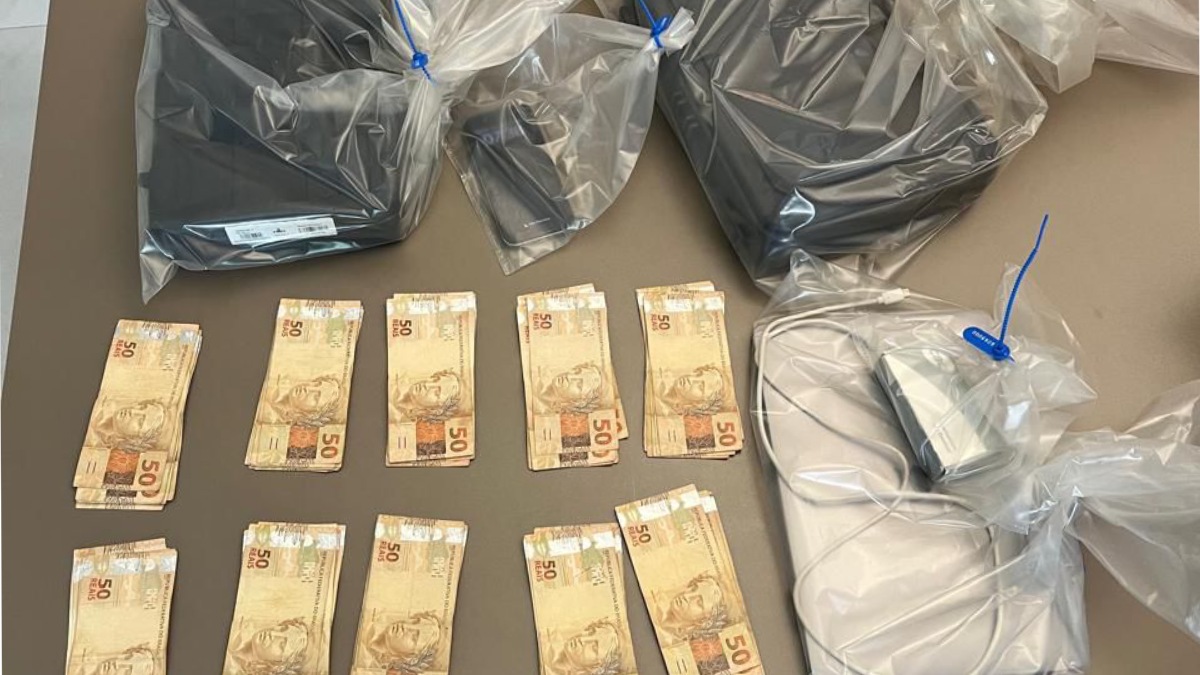 Mais dinheiro e equipamentos eletrônicos apreendidos na operação
