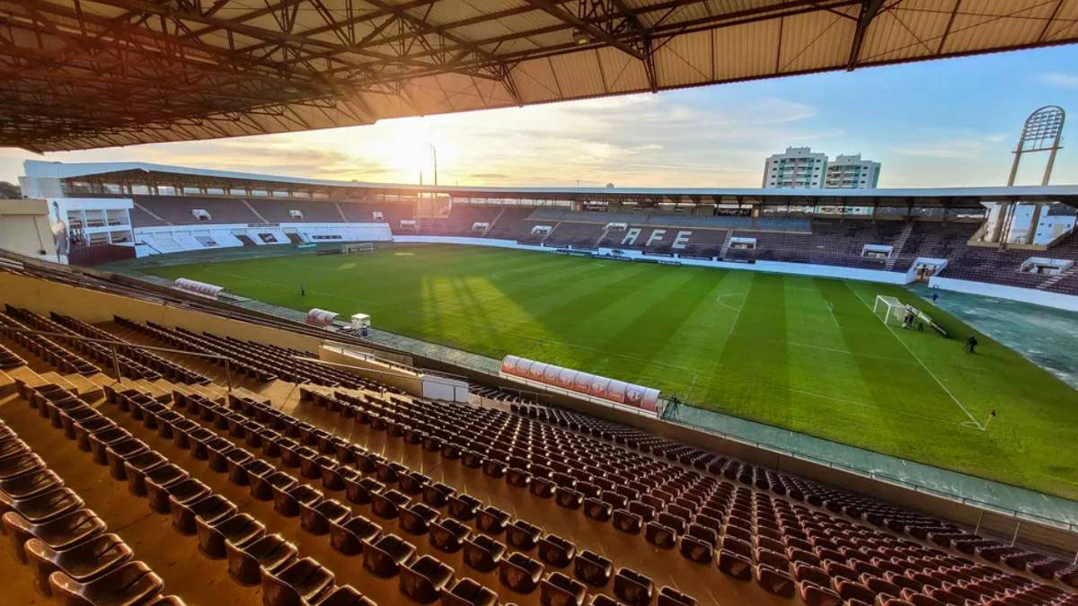 Estádio Fonte Luminosa pertence à Ferroviária /Tiago Pavani/Ferroviária SAF