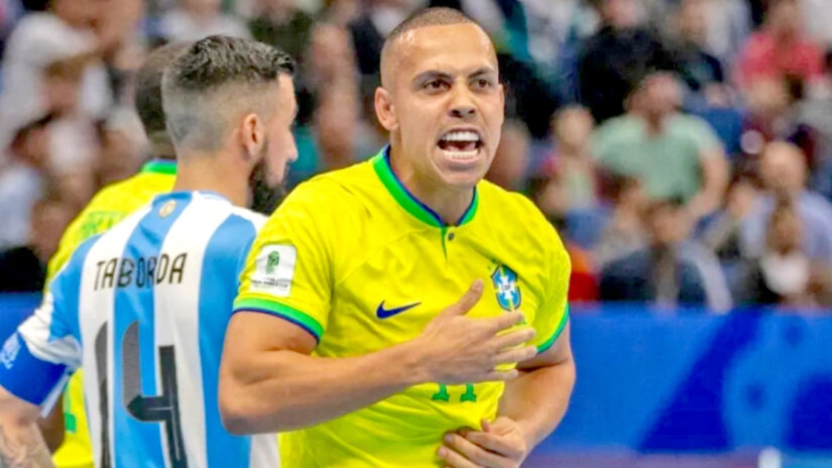Seleção Brasileira conquistou o hexacampeonato mundial de futsal após vencer a Argentina por 2 a 1. /Divulgação/CBF