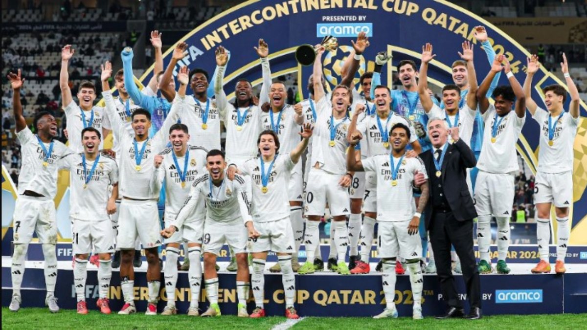Real Madrid bateu o Pachuca por 3 a 0 e conquistou a primeira edição da Copa Intercontinental. /Divulgação/Real Madrid