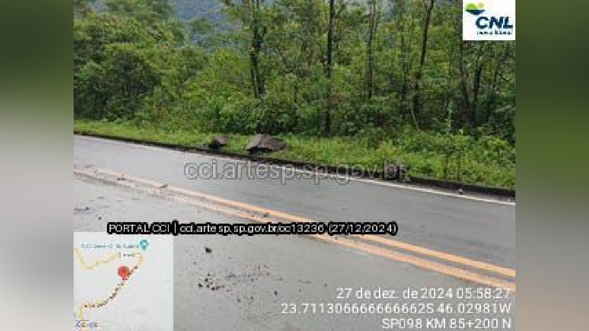 Concessionária fez a limpeza da via e liberou as faixas por volta das 4h. Divulgação/Artesp
