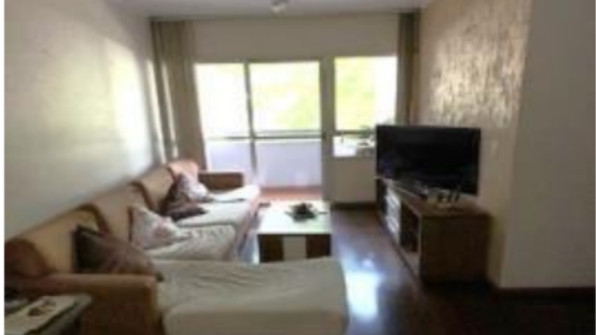 Apartamento possui 88,42 m² de área útil, 12 m² de garagem e 46,57 m² de área comum
